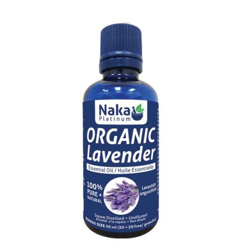 Naka Platinum Organic Essential Oil - Lavender, 50ml