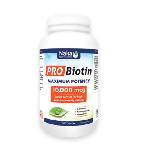 Naka Pro Biotin 10,000 mcg, 300 Capsules