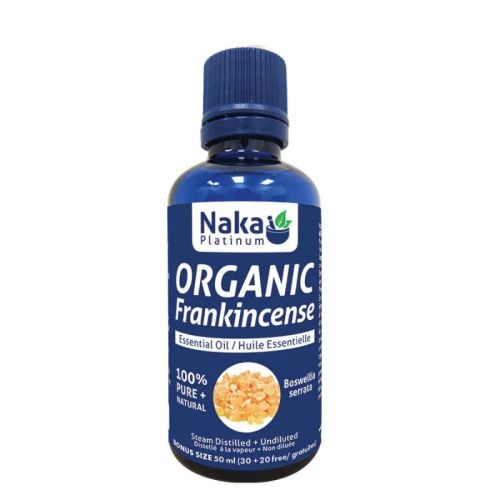 Naka Platinum Organic Essential Oil - Frankincense, 50ml