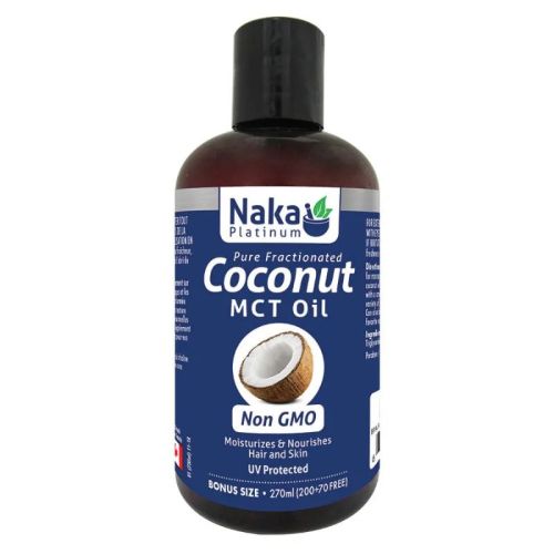 Naka Platinum Moisturizing Oil - Pure Fractionated Coconut, 270ml
