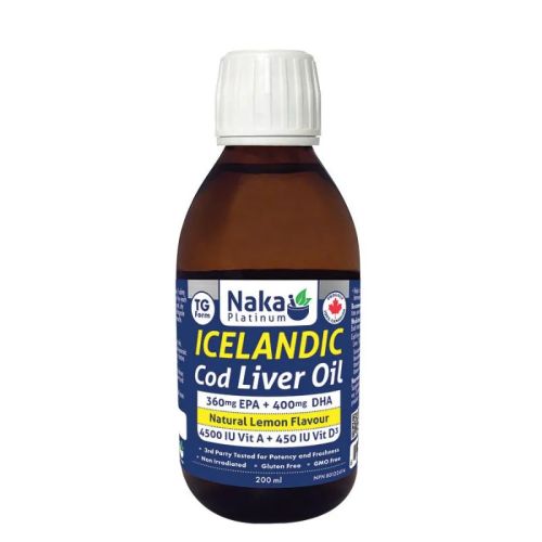 Naka Platinum Icelandic Cod Liver Oil