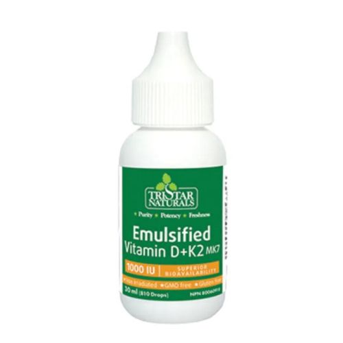 Tristar Emulsified Vitamin D + K2, 30ml