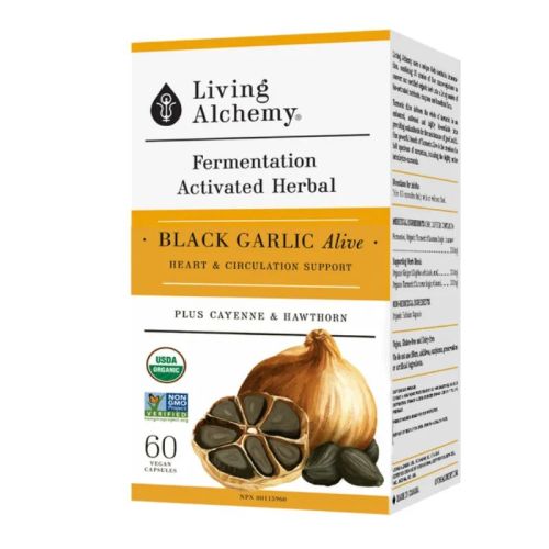 Living Alchemy Black Garlic Alive, 60 vcaps