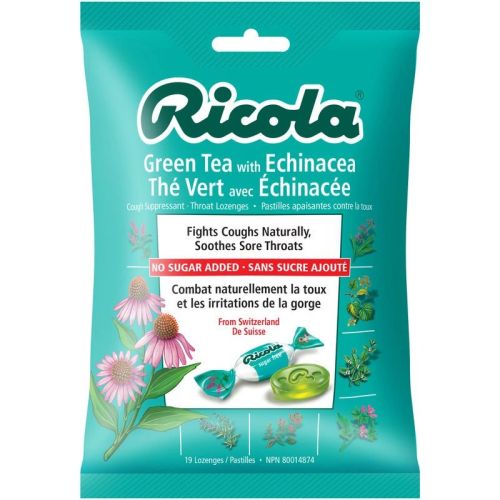 Ricola Herb Cough Suppressant - Green Tea, 19's