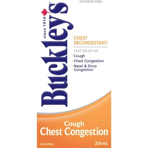 Buckleys Chest Decongestant Cough Syrup Sucrose-Free, 250mL