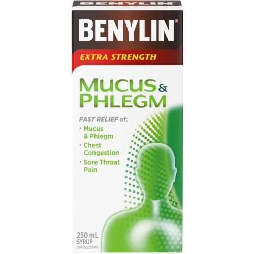 Benylin Extra Strength Cold, Mucus & Phlegm Relief Syrup