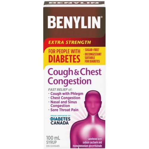 Benylin Cough & Chest Congestion Relief, People With Diabetes, 100 mL
