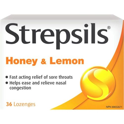 Strepsils® Honey & Lemon, 36 Lozenges