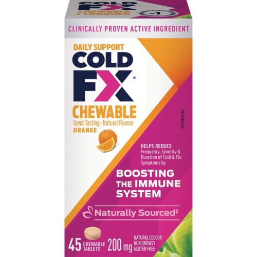 Cold Fx Daily Support Chewable, 45 Capsules