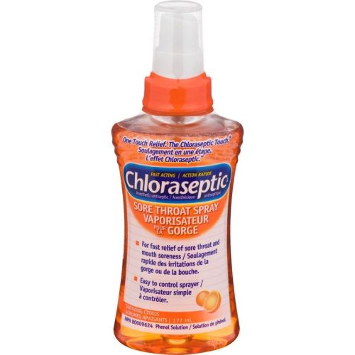 Chloraseptic Sore Throat Spray Soothing Citrus, 177 mL