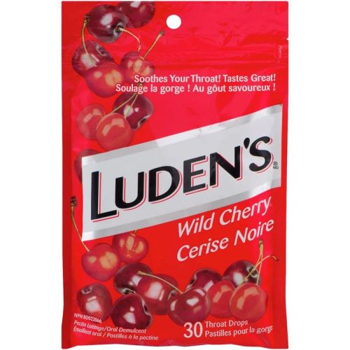 Luden's Throat Drops Wild Cherry, 30 Throat Drops