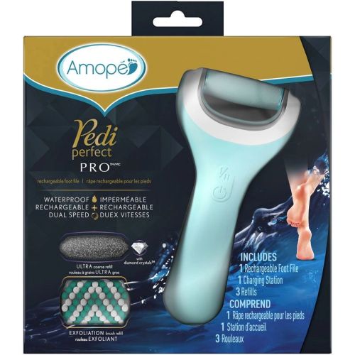Amope® Pedi Perfect™ Pro Rechargeable Foot File
