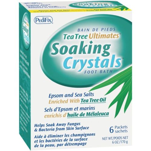 Pedfix Tea Tree Ultimate Soaking Crystals Foot Bath, 6 Pack