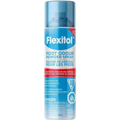 Flexitol Foot Odour Powder Spray, 113 g