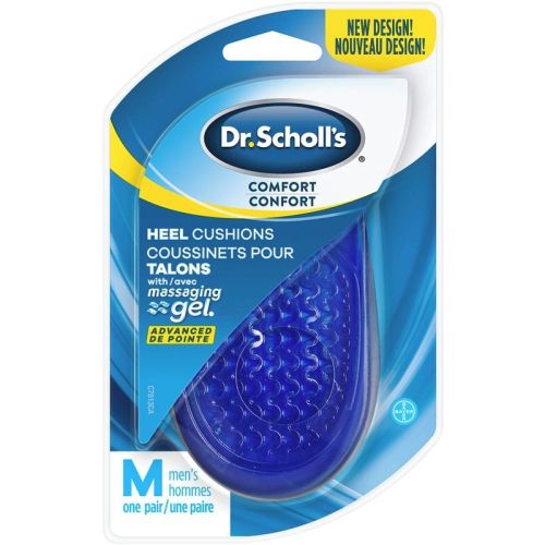 Dr. Scholl’s Comfort Heel Cushions with Massaging Gel Advanced, Men's, Sizes 8-13