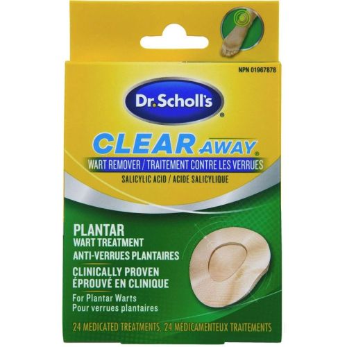 Dr. Scholl's Clear Away Plantar Wart Remover, 24's