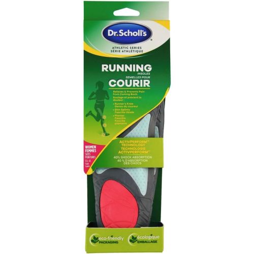 Dr. Scholl’s Athletic Series Running Insoles, Women's, Sizes 5.5-8
