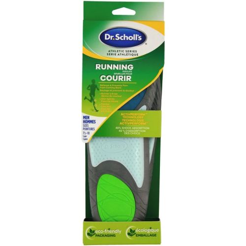 Dr. Scholl’s Athletic Series Running Insoles, Men's, Sizes 7.5-10