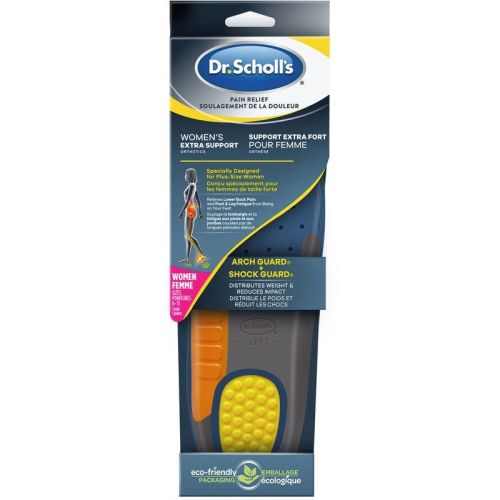 Dr. Scholl’s Pain Relief Extra Support Orthotics, Women's, Sizes 6-11