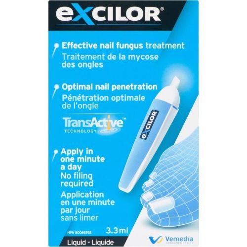 Excilor Liquid Effective Nail Fungus Treatment - Pen Format, 3.3 mL
