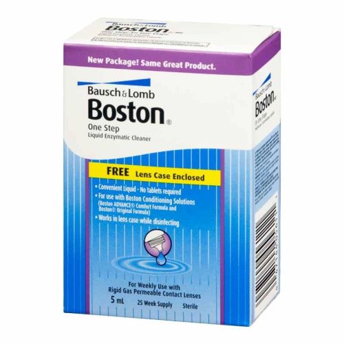 Bausch & Lomb Boston One Step Liquid Enzymatic Cleaner, 5 mL