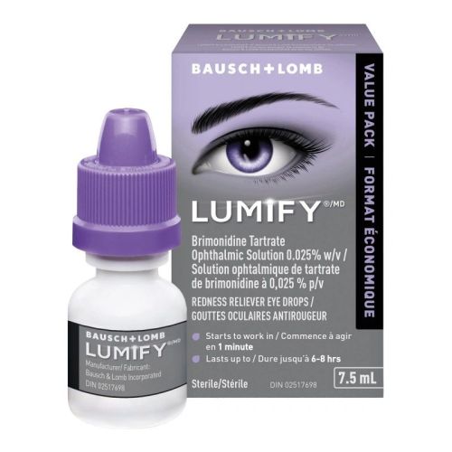 Bausch & Lomb Lumify Redness Reliever Eye Drops, 7.5 mL