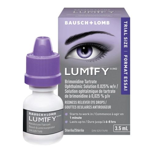Bausch & Lomb Lumify Redness Reliever Eye Drops, 3.5 mL