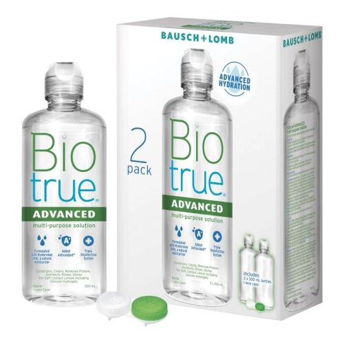 Bausch & Lomb Biotrue Advanced Multi-Purpose Solution, 2 x 300 mL