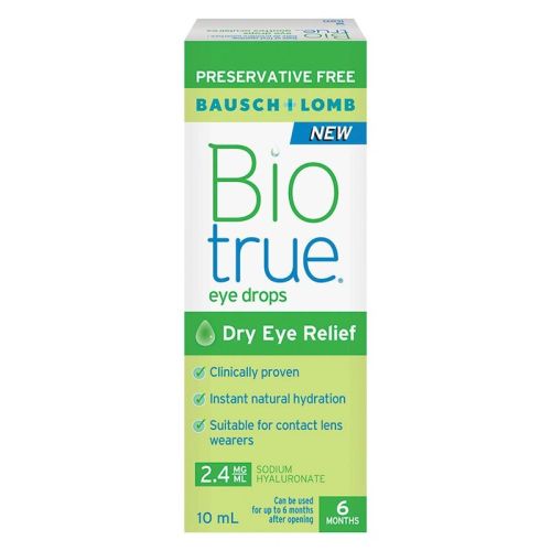 Bausch & Lomb Biotrue Eye Drops Dry Eye Relief, 10 mL