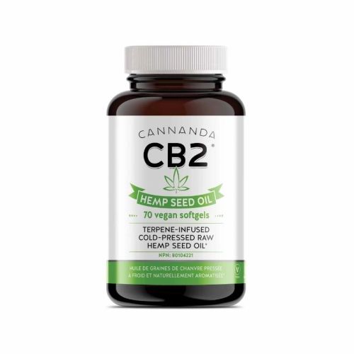 Cannanda CB2™ Hemp Seed Oil Vegan Softgels, 70's