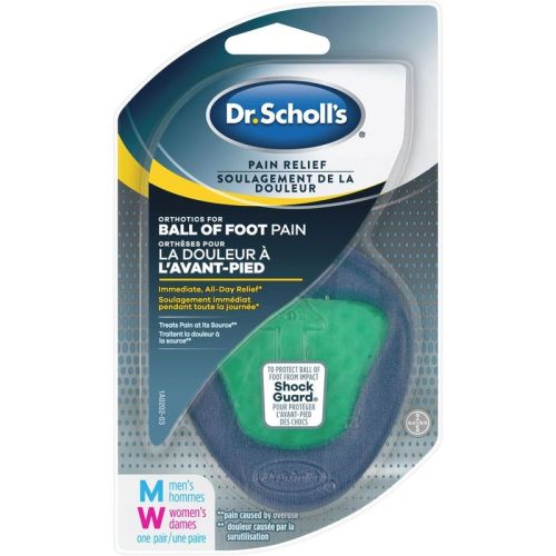 Dr. Scholl's Pain Relief Orthotics for Ball of Foot Pain, Men's and Women's