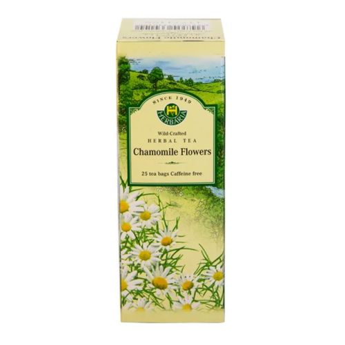 Herbaria Chamomile Flowers Tea, 25 bags
