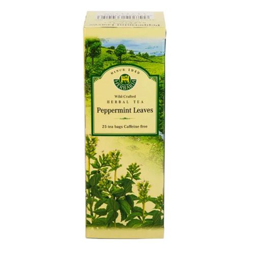 Herbaria Peppermint Tea, 25 bags