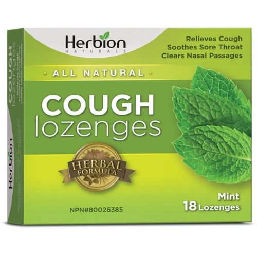 Herbion Naturals Cough Lozenges - Mint, 18 Lozenges