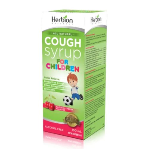 Herbion Cough Syrup Kids Natural Cherry, 150ml