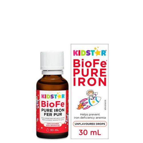 KidStar Nutrients BioFe Pure Iron Drops, 30 ml