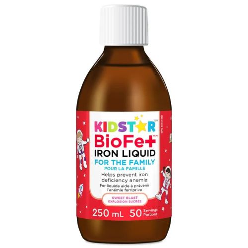 KidStar Nutrients BioFe+ Iron Liquid, 250ml