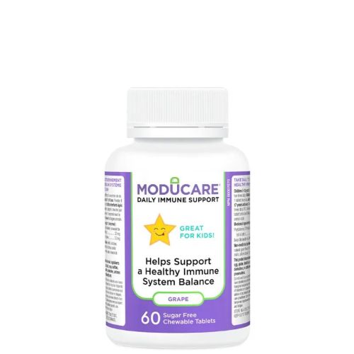 KidStar Nutrients Moducare Daily Immune Support Grape, 60 chewable tablets