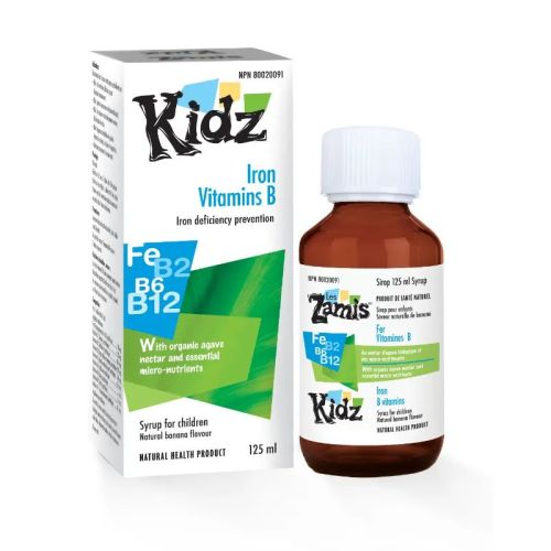 Kidz Iron Vitamins B, 125ml
