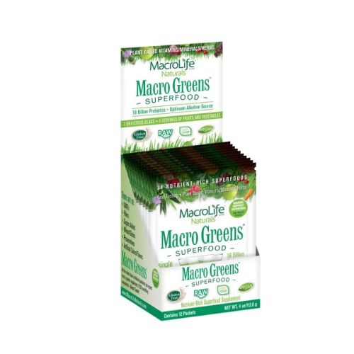 MacroLife Naturals Macro Greens, 12 Packets
