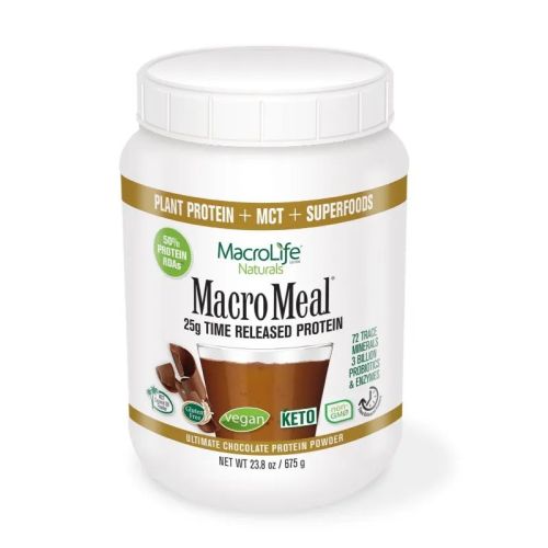 MacroLife Naturals MacroMeal Vegan Chocolate, 675g