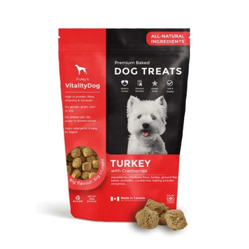 Foley Dog Treat Company Turkey with Cranberries, 400g