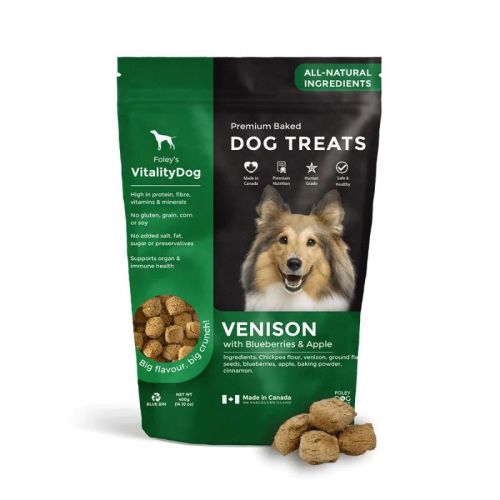 Foley Dog Treat Company Venison with Blueberries and Apple, 400g