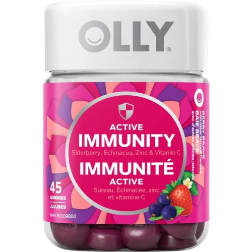 OLLY Active Immunity Vitamins, 45 Gummies