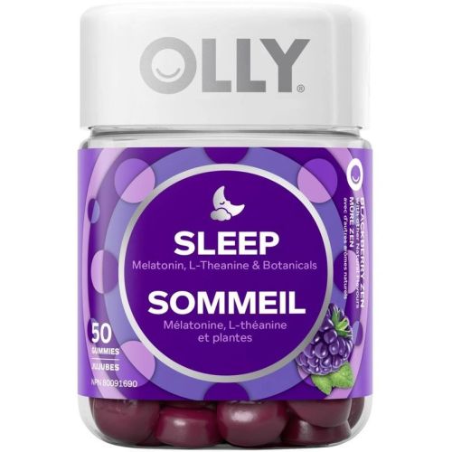 OLLY Supplement For Sleep-Aid Blackberry Zen, 50 gummies