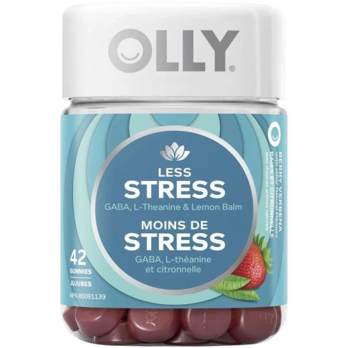 OLLY Supplement For Stress-Relief Berry Verbena, 42 gummies