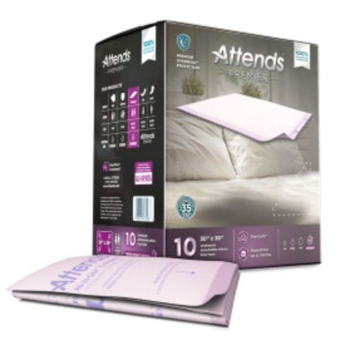 Attends Premier Underpad 30"x36", - 6 bags of 10