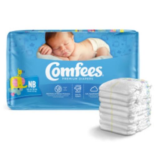 Attends Comfees Baby Diapers - Newborn - 4 bags of 42