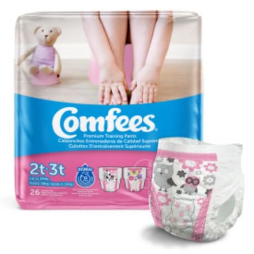 Attends Comfees Girl Training Pants - Size 2 - 6 bags of 26
