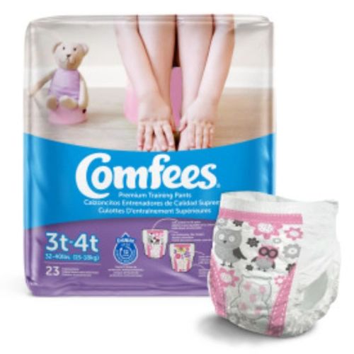 Attends Comfees Girl Training Pants - Size 3 - 6 bags of 23